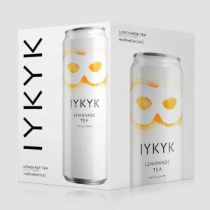 IYKYK plant-based drinks Delta-9 T** C** Drinks Lemonade Tea 5mg 12oz 4-pack