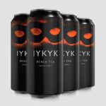 IYKYK plant-based drinks Delta-9 T** C** Drinks Peach Tea 10mg 16oz