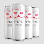 IYKYK plant-based drinks Delta-9 T** C** Drinks Strawberry Lemonade 5mg 12oz