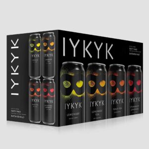 IYKYK plant-based drinks Delta-9 T** C** Drinks Variety Pack 10mg 16oz 8-pack