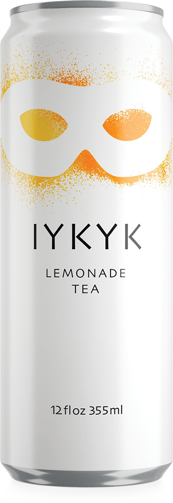 Lemonade Tea 12oz can for plant-derived IYKYK plant-based drinks, T** drinks with 5mg Delta-9 T** + C**