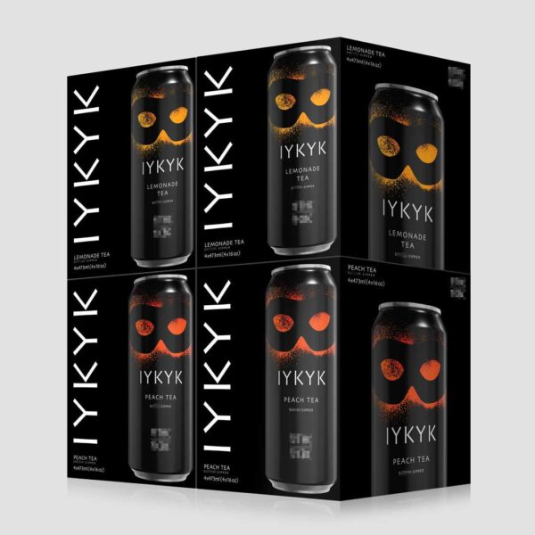 IYKYK plant-based drinks T'N'T Maxx 10mg Peach Tea Lemonade Tea Delta-9 T** C** Beverages